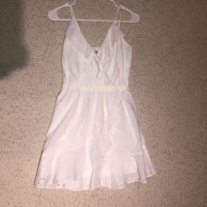 White Flower Detailed Dress (worn once)